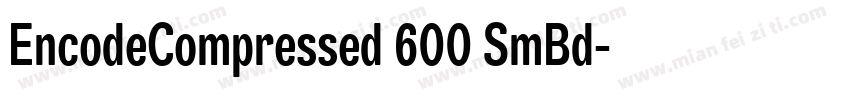 EncodeCompressed 600 SmBd字体转换